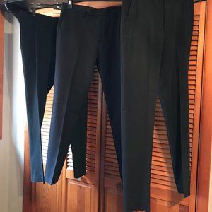 Men's Black Dress Pants. Set of 3. All are 33" waist by 32" length